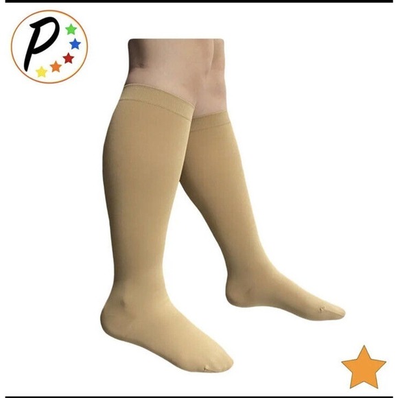 Presadee Sheer Premium 15-20 mmHg Moderate Compression Leg Closed Toe Socks L/XL - Picture 2 of 8